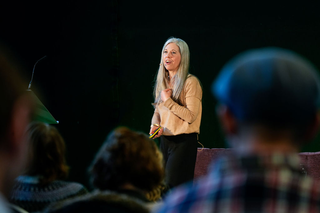 Anna Jones at the Yorkshire Farming Conference